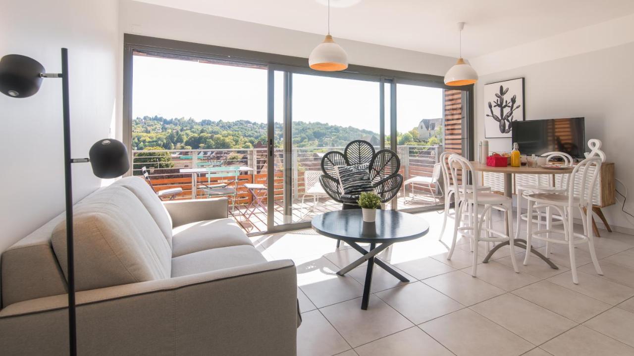 Villa Belle Vue Avec Jacuzzi Privatif Sarlat-la-Canéda Exterior foto